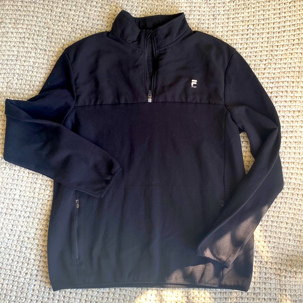 Fila Sport Quarter-Zip Pullover XL